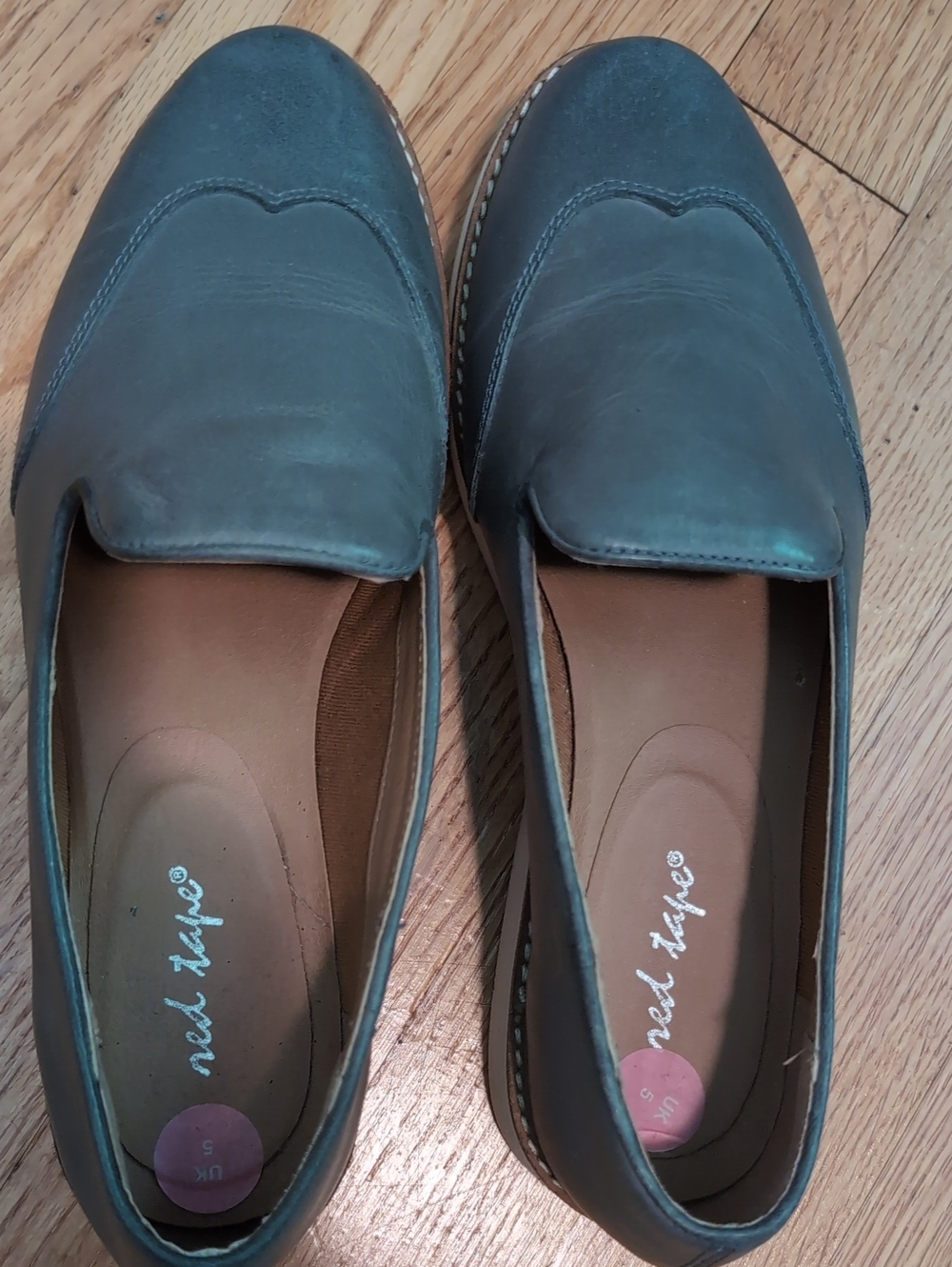 Grey Slip-On Loafers